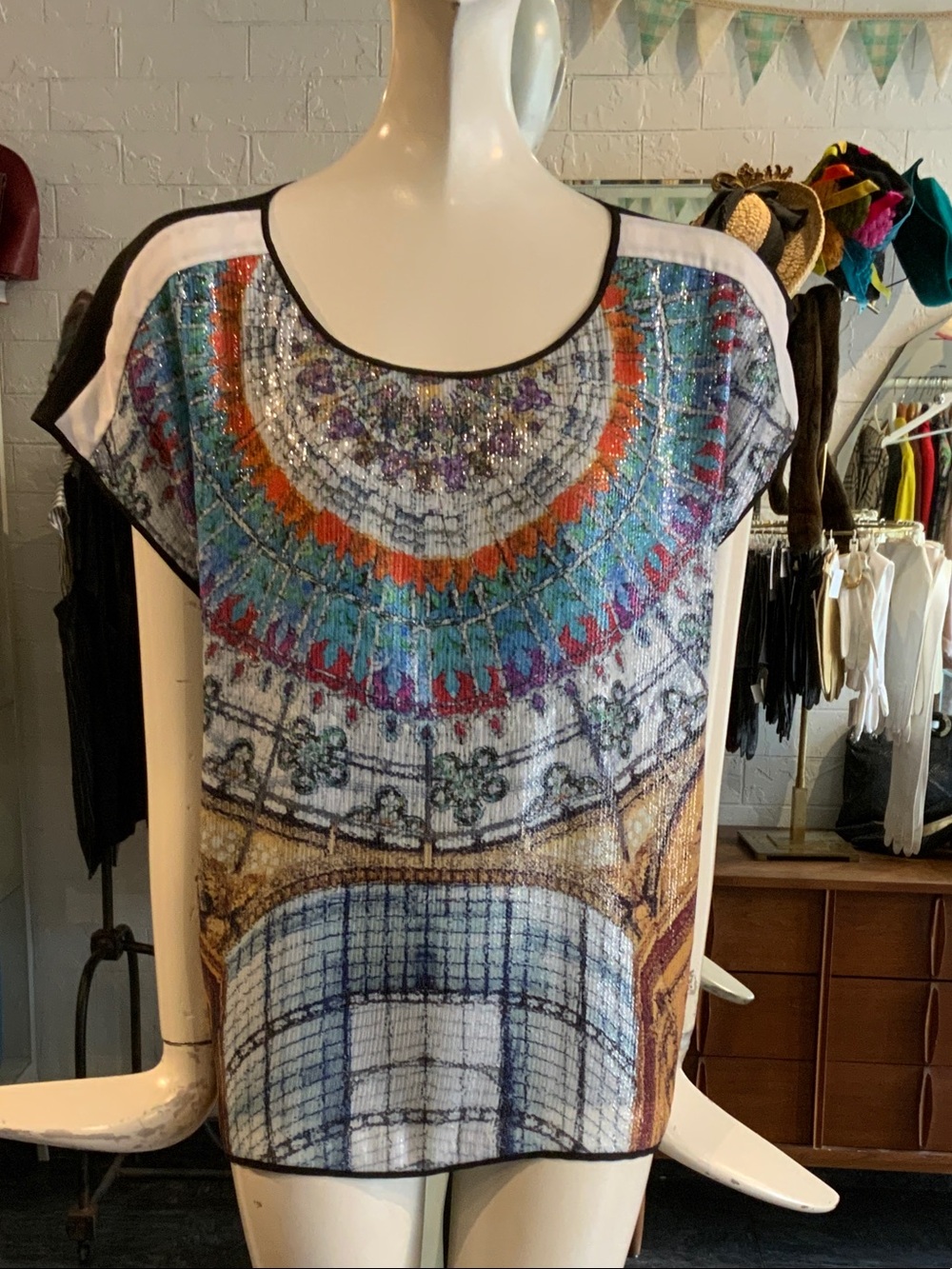 Clover Canyon sequin top